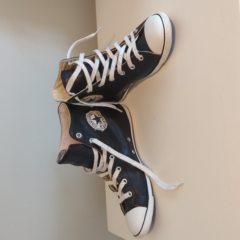 Genuine Leather All Star Converse Runners